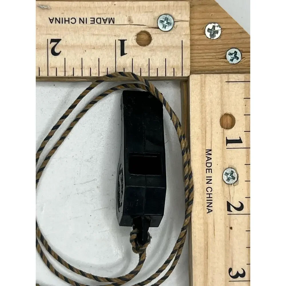 Vintage Field Siren Whistle with Cord Collectible Emergency Signal Tool